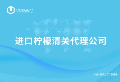 進(jìn)口檸檬清關(guān)代理公司